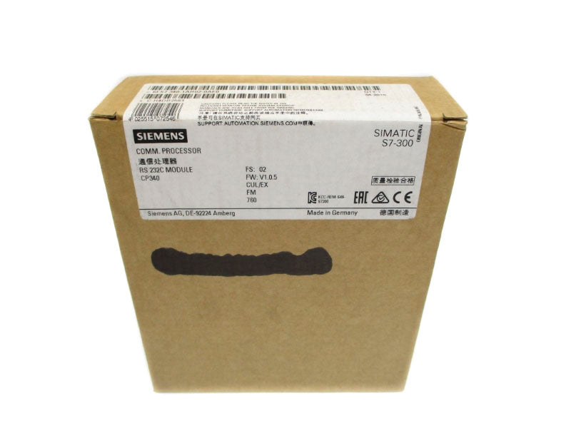 SIEMENS 6ES7340-1AH02-0AE0 NSFS