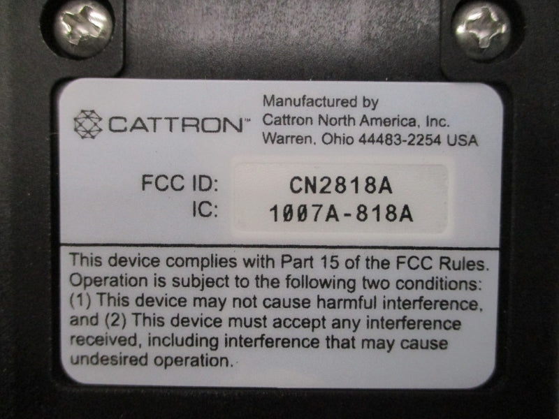 CATTRON 25T11A-KON3X2-P 0BFF7F (AS PICTURED) NSNP