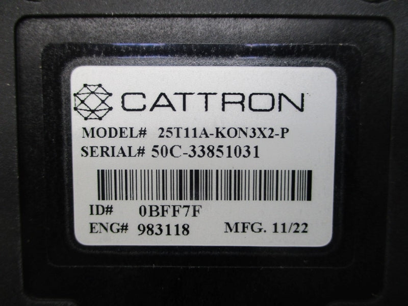 CATTRON 25T11A-KON3X2-P 0BFF7F (AS PICTURED) NSNP