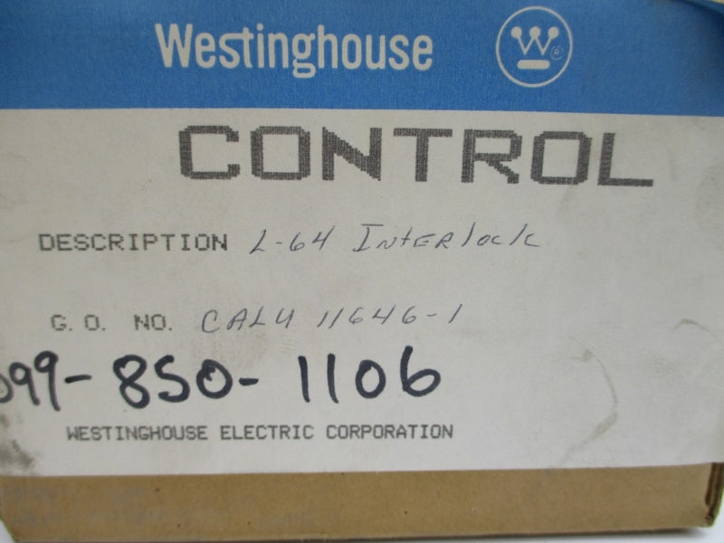 WESTINGHOUSE L-64 843D943G21 600VDC NSMP