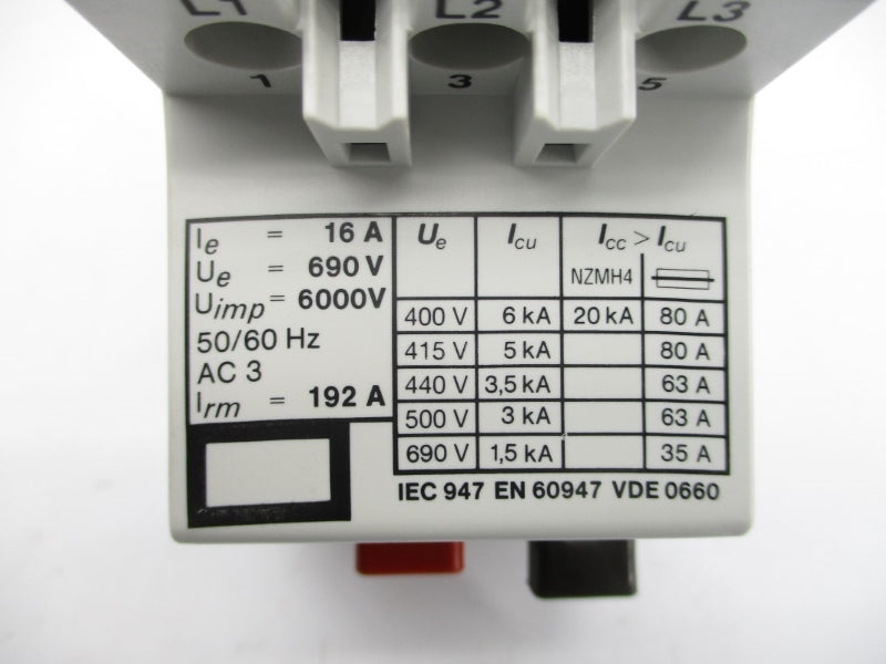 KLOCKNER MOELLER PKZM1-16 690V 10-16A NSMP
