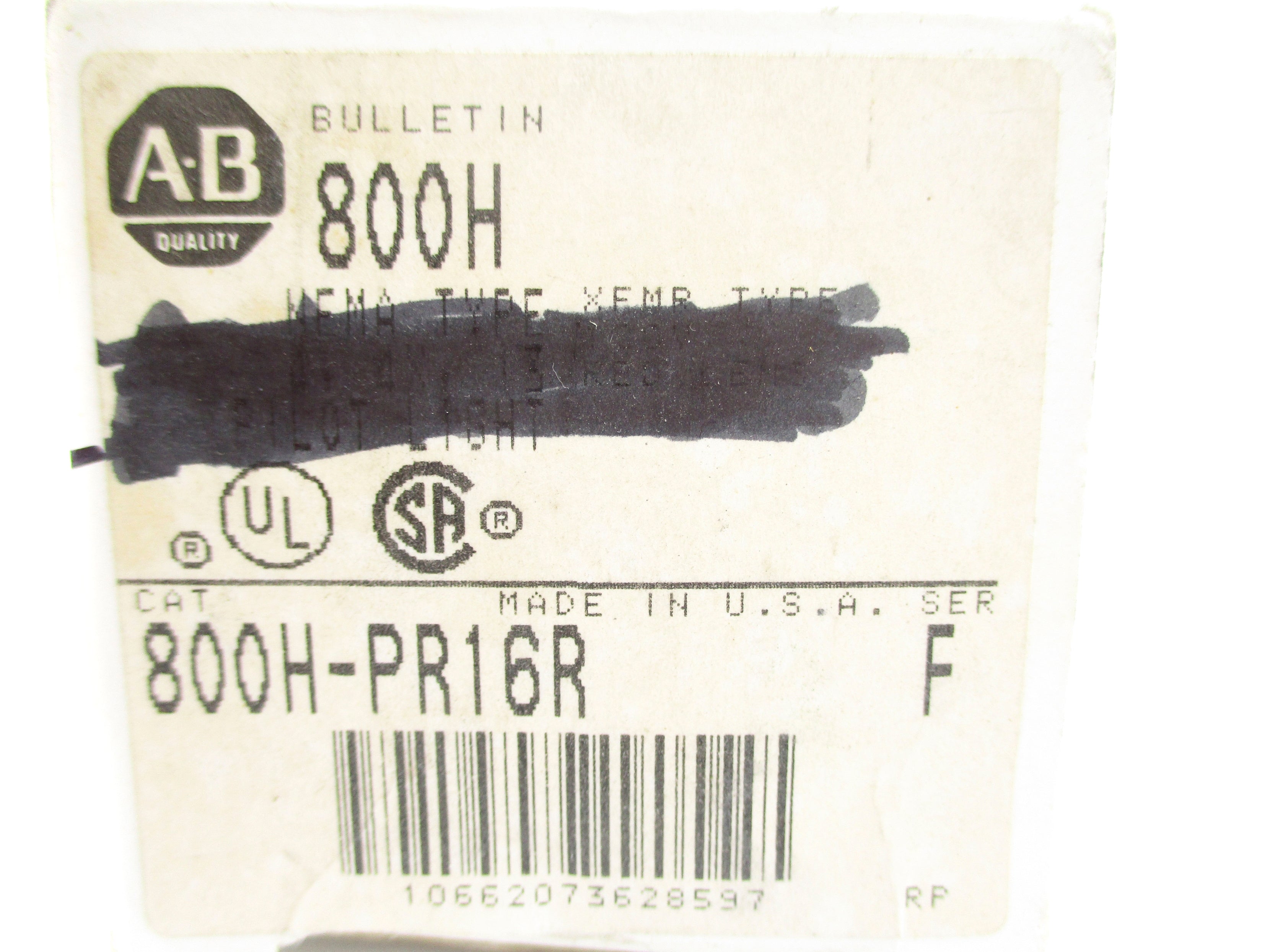 INDUSTRIAL SPARE PART 800H-PR16R SER. F (AS PICTURED) (GY/BL) NSMP