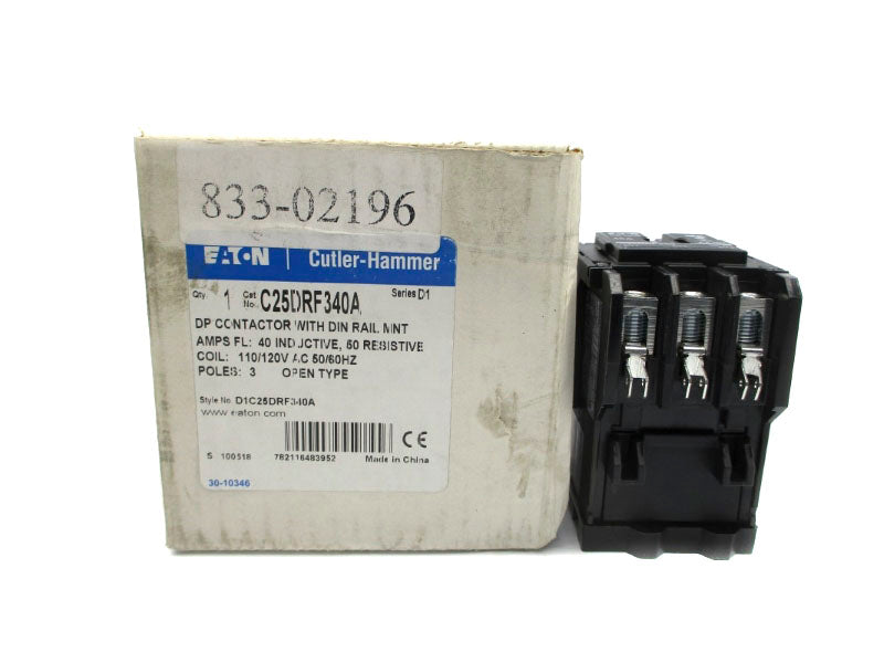 CUTLER HAMMER C25DRF340A SER. D1 110/120VAC 40A NSMP