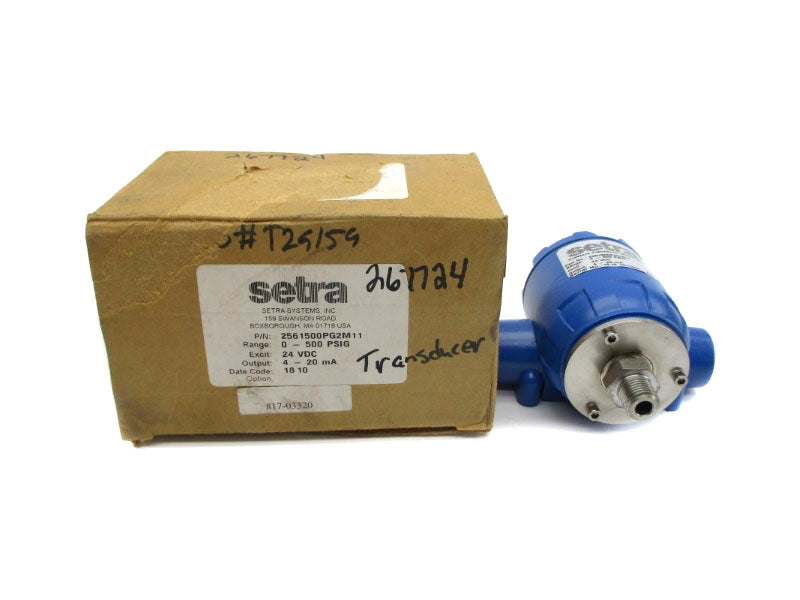 SETRA 2561500PG2M11 24VDC 0-500PSI NSMP