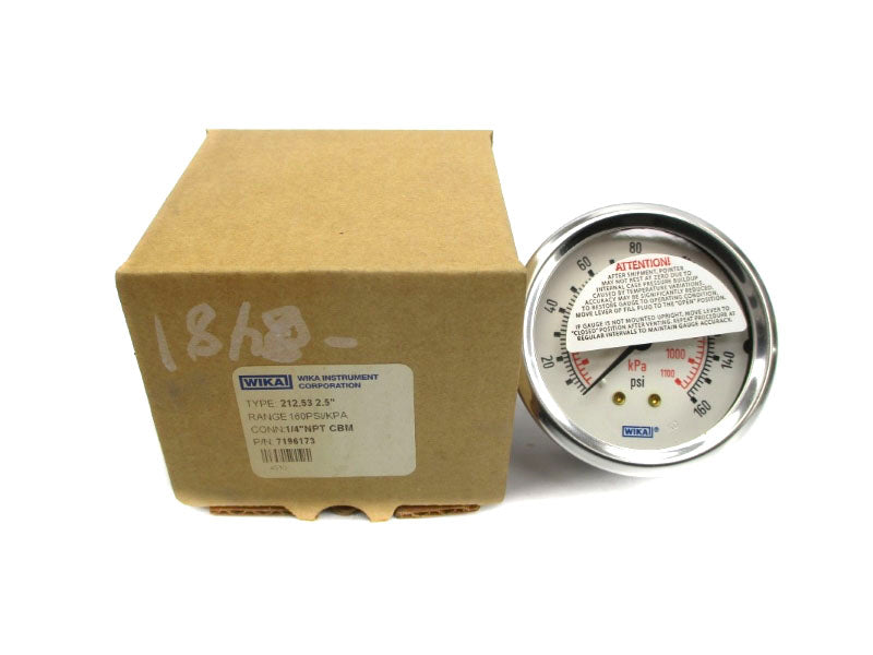 WIKA 7196173 160PSI 2.5" NSMP