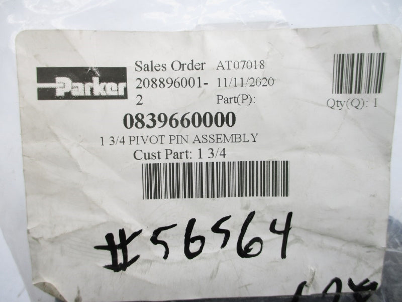 PARKER 0839660000 1-3/4" NSMP