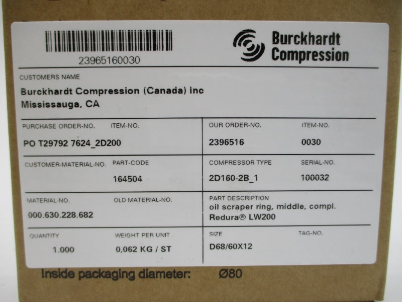 BURCKHARDT 000.630.228.682 NSMP