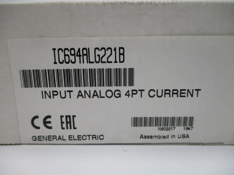 GENERAL ELECTRIC IC694ALG221B NSFS
