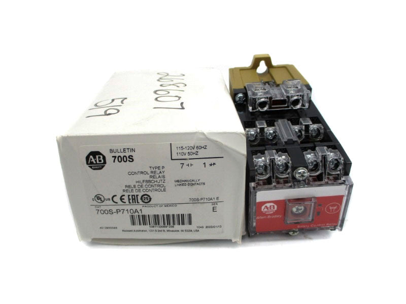 ALLEN BRADLEY 700S-P710A1 SER. E 110/115-120V (WH) NSMP