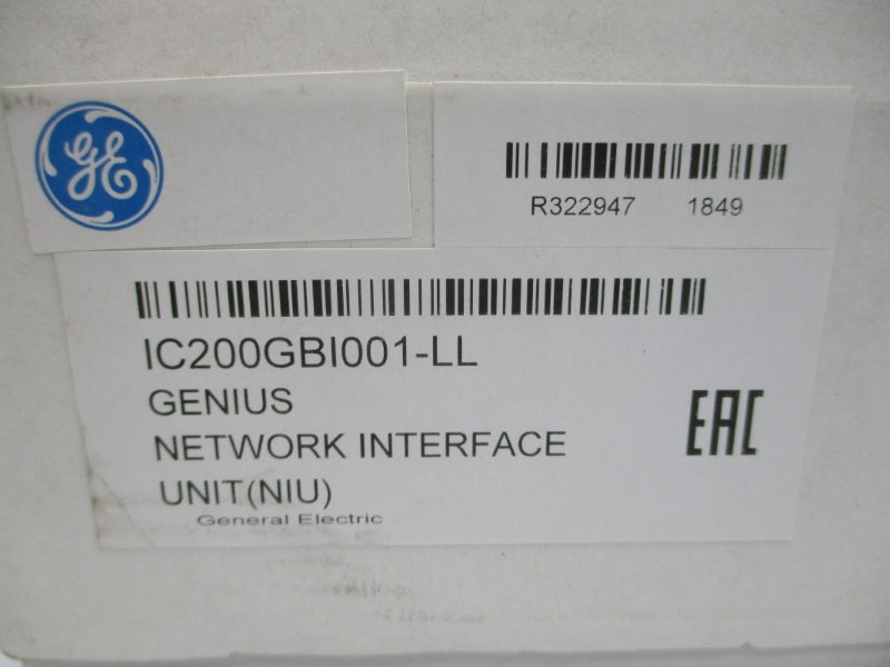 GENERAL ELECTRIC IC200GBI001-LL NSFS