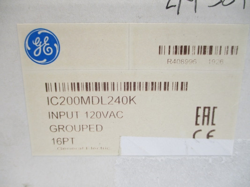 GENERAL ELECTRIC IC200MDL240K 120VAC NSFS