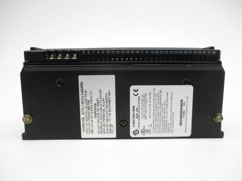 GE GENIUS IC660BBA106 115VAC .25A NSMP