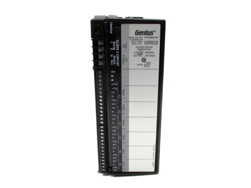 GE GENIUS IC660BBA106 120VAC 0.25A NSNP