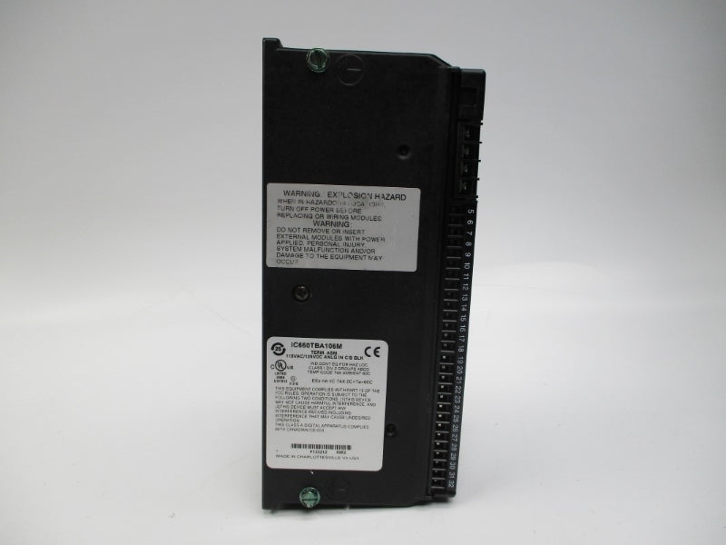 GE GENIUS IC660BBA106 120VAC 0.25A NSNP