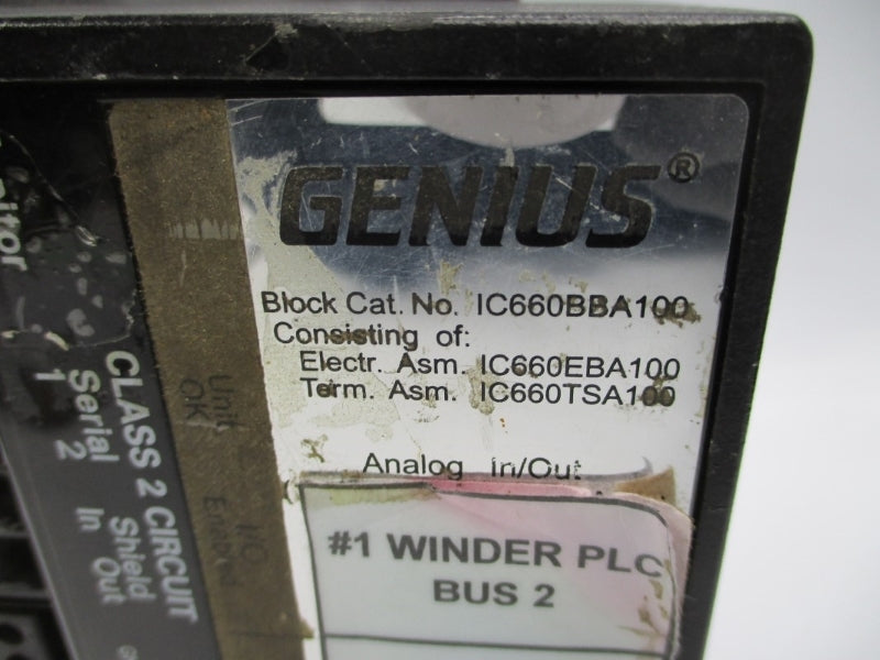 GENIUS IC660BBA100 UNMP