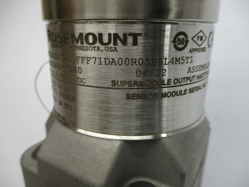 ROSEMOUNT 3051SAL2PG3AA1A1220FFF71DA00R05E5L4M5T1 10.5-42.4VDC 36PSI NSMP