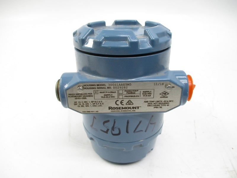 ROSEMOUNT 3051S1CD3A2F12A1AB3E5M5 10.5-42.4VDC 3626PSI NSNP