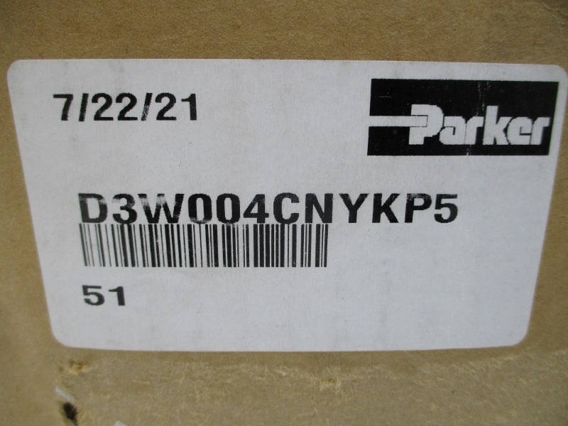 PARKER D3W004CNYKP5 110/120V 0.79-0.93A 1500/5000PSI NSMP