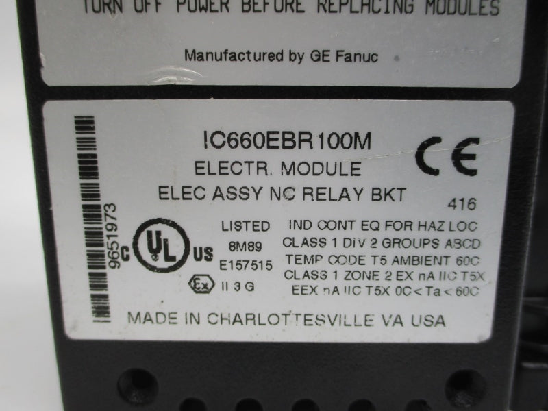 FANUC IC660EBR100M IC660TBR100L UNMP