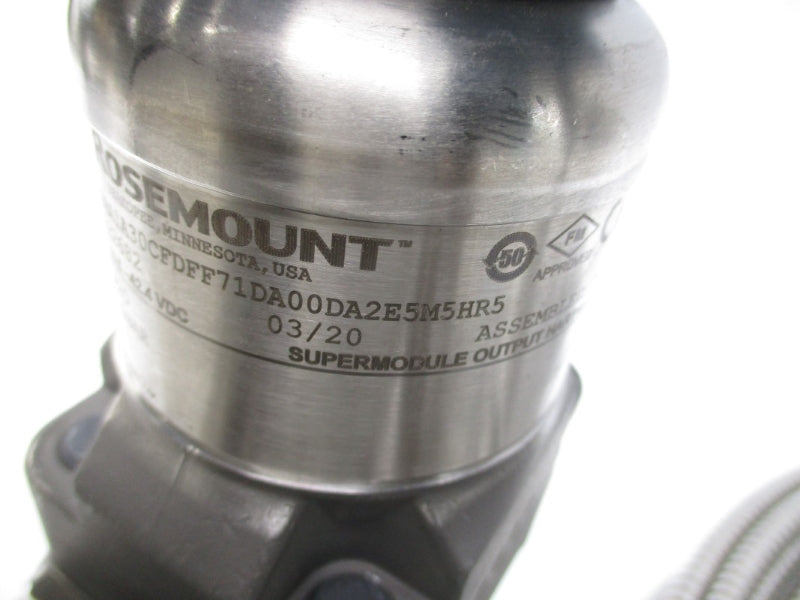 ROSEMOUNT 3051SAL1CD2AA1A30CFDFF71DA00DA2E5M5HR5 10.5-42.4VDC 275PSI NSNP