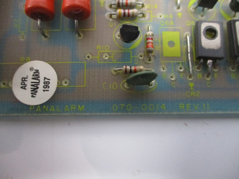 PANALARM 070-0014 70-FP2 REV. 11 12VDC NSNP