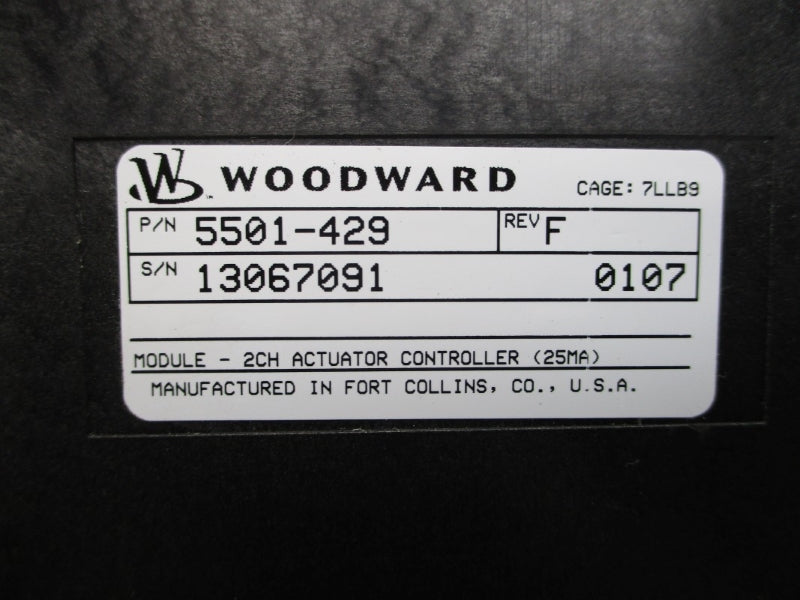 WOODWARD 5501-429 NSNP