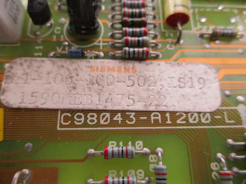 SIEMENS A1-106-100-502,IS19 NSNP