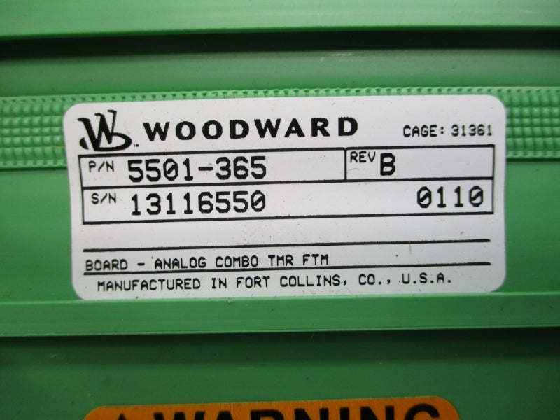 WOODWARD 5501-365 NSNP