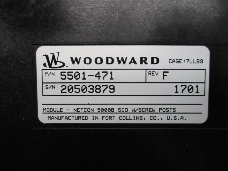 WOODWARD 5501-471 NSNP