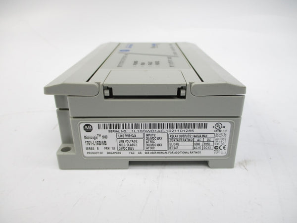 ALLEN BRADLEY 1761-L16BWB SER. E F/W 1.0 24VDC NSNP