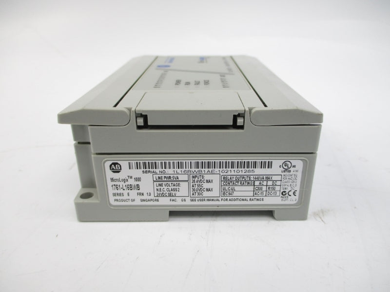 ALLEN BRADLEY 1761-L16BWB SER. E F/W 1.0 24VDC NSNP