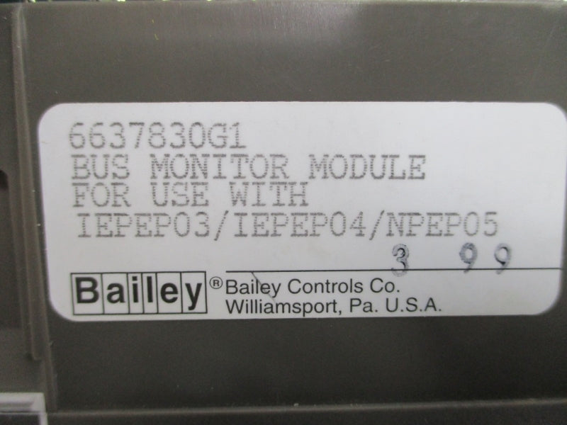 BAILEY 6637830G1 NSNP