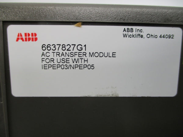 ABB 6637827G1 NSNP