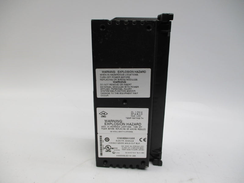 GENIUS GE FANUC IC660BBA105 115V .25A NSNP