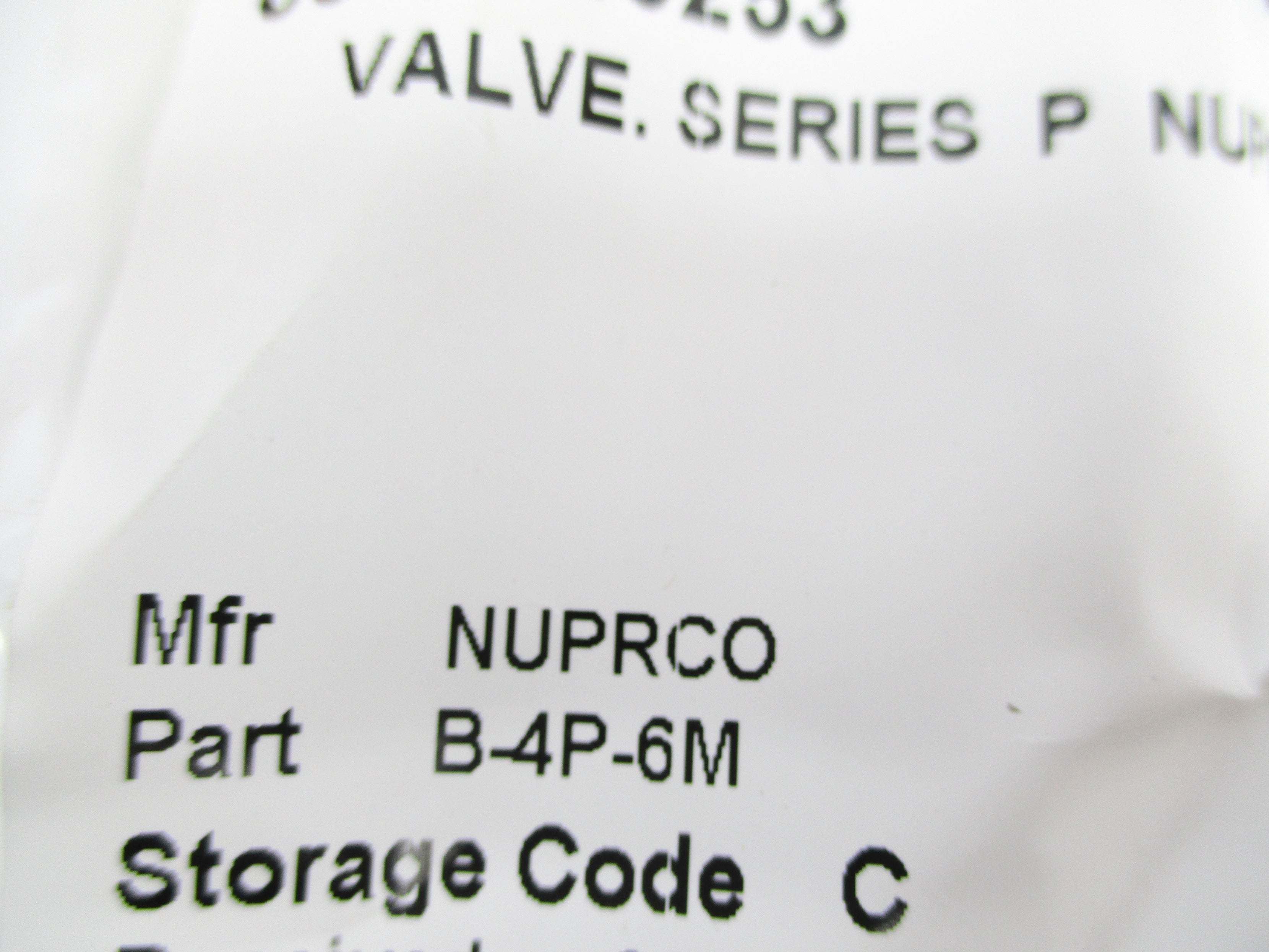 SWAGELOK B-4P-6M NSMP