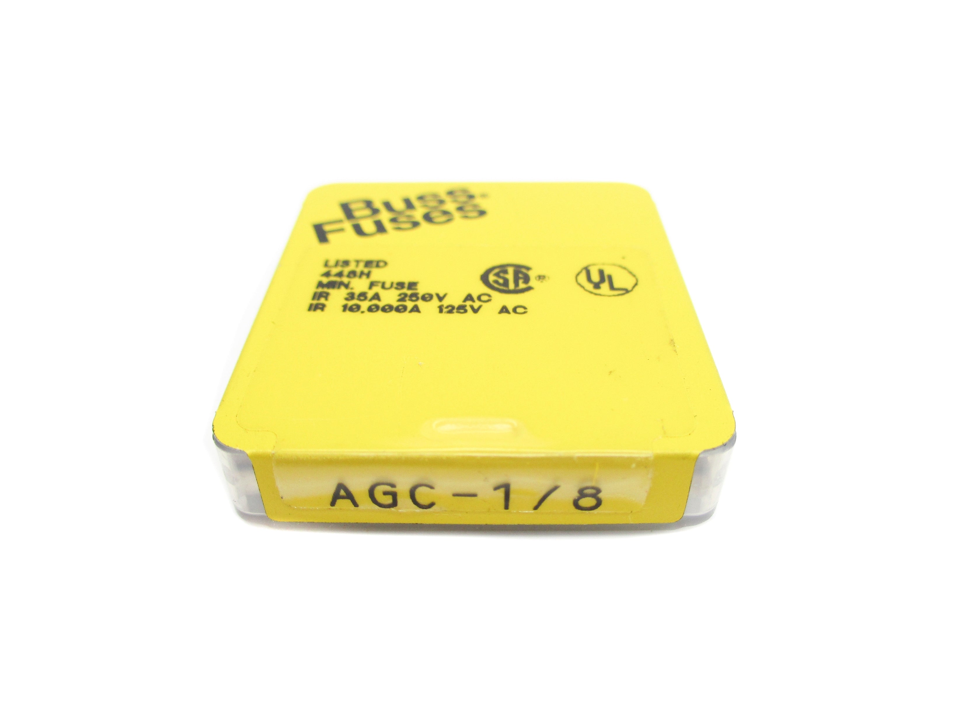 COOPER BUSSMANN AGC-1/8 (PKG OF 5) NSMP