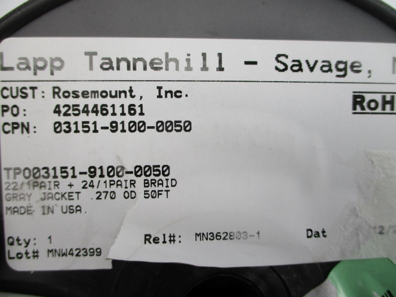 LAPP TANNEHILL TPO03151-9100-0050 NSMP