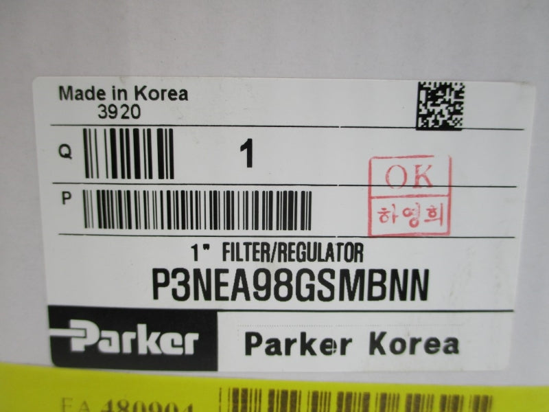 PARKER P3NEA98GSMBNN 250PSI 175'F 1" NSMP