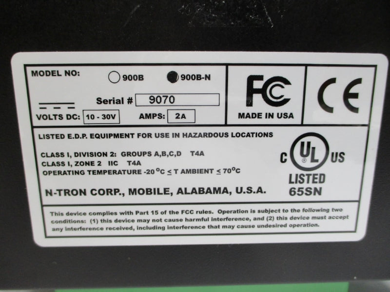 N-TRON 900B-N 10-30VDC 2A NSMP