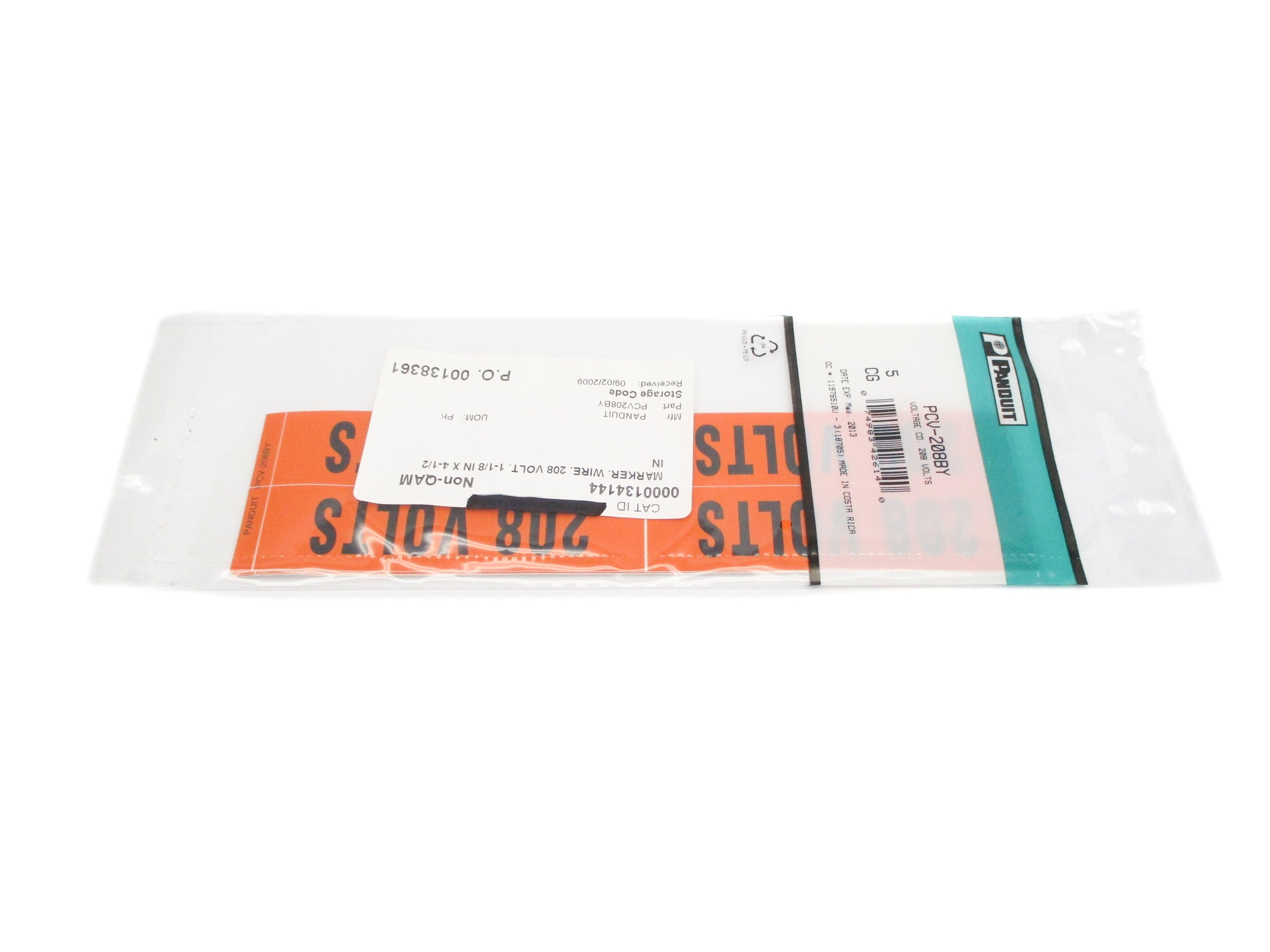 PANDUIT PCV-208BY (PKG OF 5) NSMP
