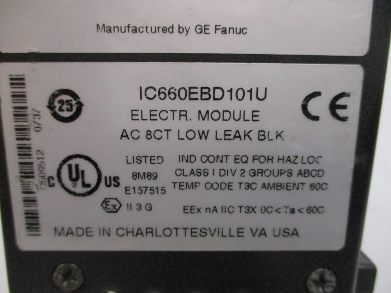 GE FANUC IC660EBD101U UNMP