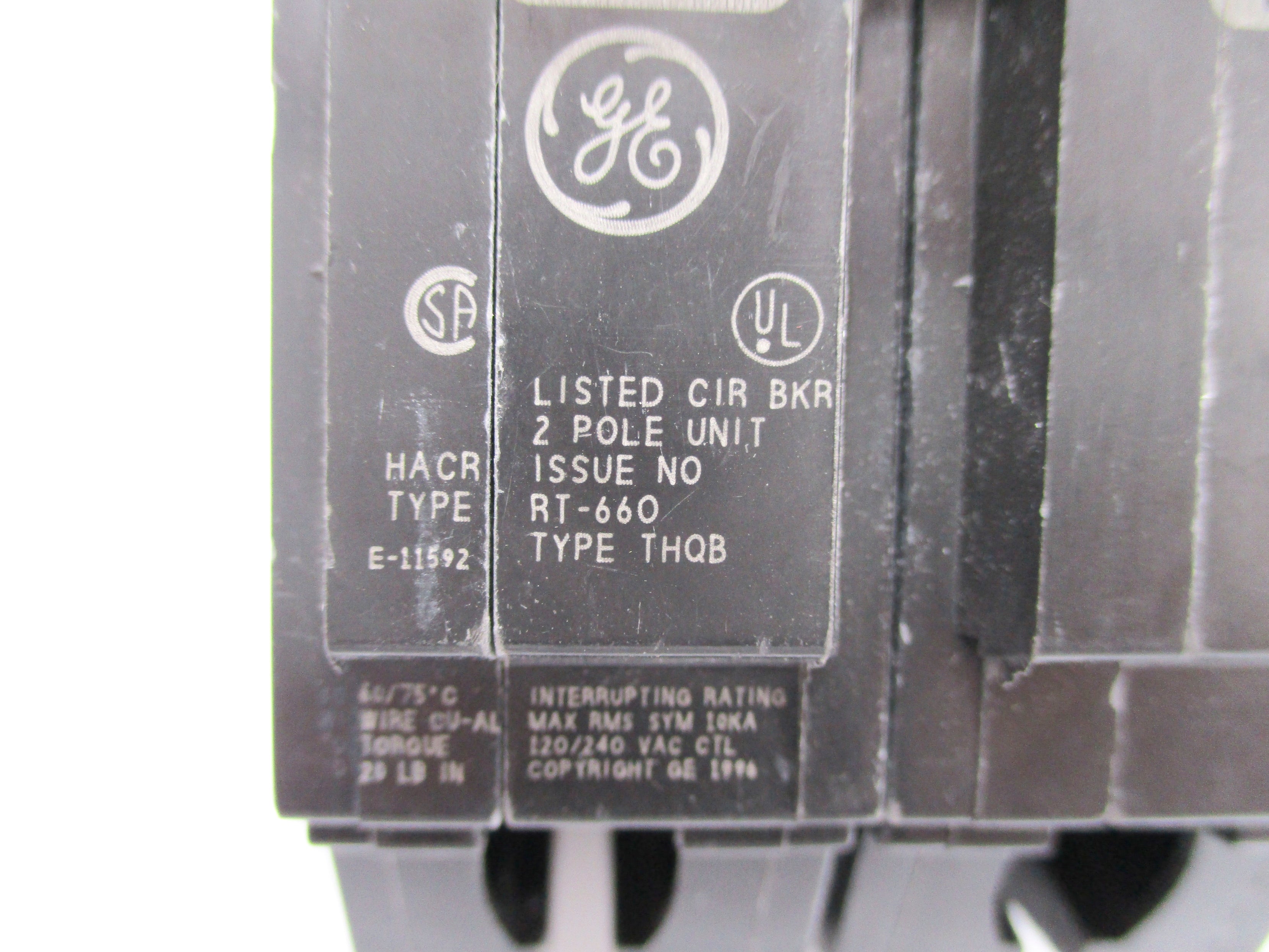 GENERAL ELECTRIC THQB215 15A 120/240VAC (AS PICTURED) NSNP
