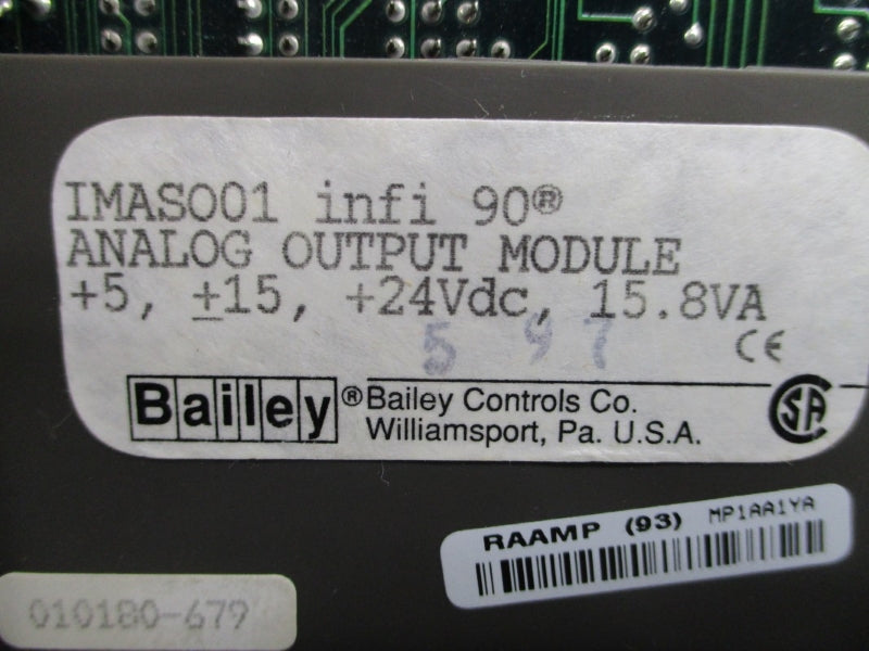 BAILEY IMASO01 24VDC UNMP