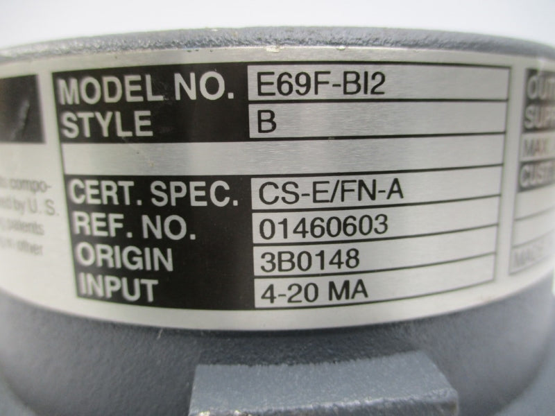 FOXBORO E69F-BI2 19-23PSI NSNP