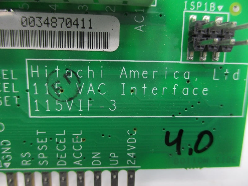 HITACHI AMERICA 115VIF-3 115VAC NSNP