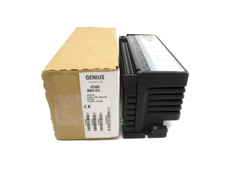 GENIUS IC660BBA104 115VAC .25A NSMP