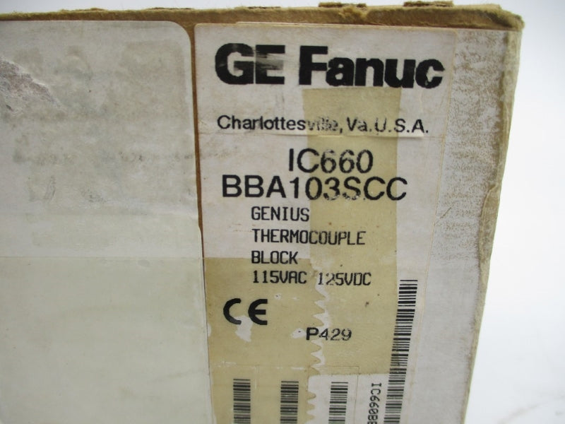 GE FANUC GENIUS IC660BBA103SCC 115VAC .1A NSMP