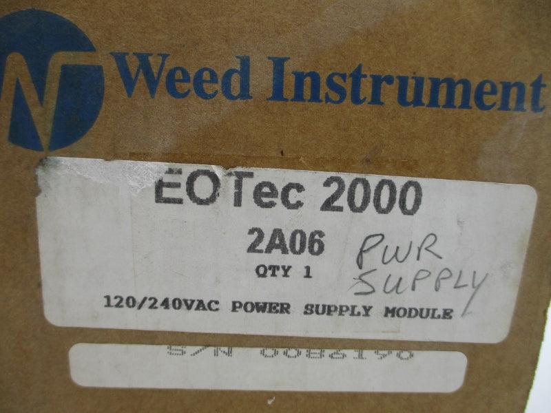 WEED INSTRUMENT 2A06 120/240VAC 1.1A NSMP