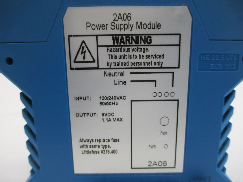 WEED INSTRUMENT 2A06 120/240VAC 1.1A NSNP