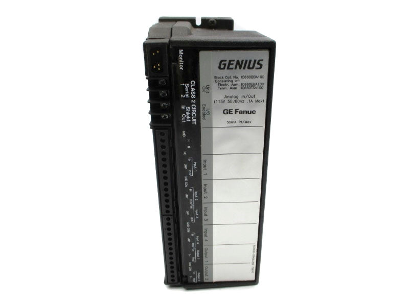 GE FANUC GENIUS IC660BBA100 115V .1A NSNP